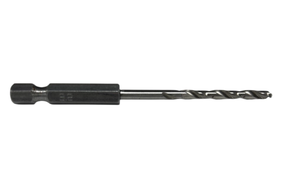Single Drills Bit with Hexagon Shank. Size: 3.2mm