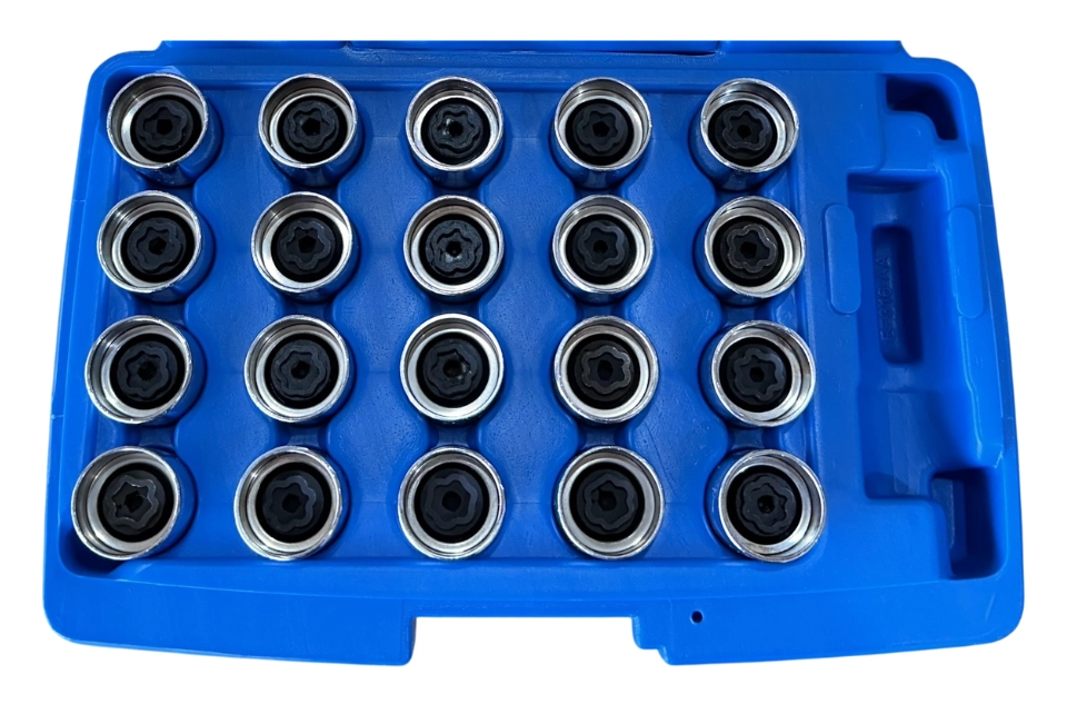 20Pcs BMW Wheel Lock Nut Key - Pattern Style