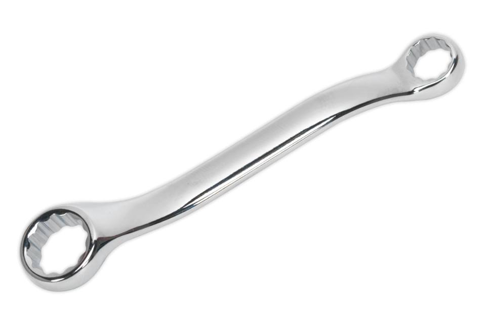 Double-Ring Stubby Spanner Offset 10mm x 13mm