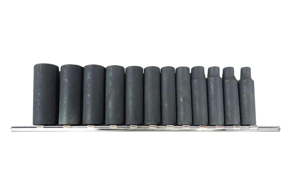 Deep Magnetic Impact Socket Set 1/4"SQ DR.