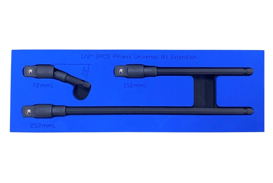 3pcs 1/2"Dr. Universal Bit Extension Set (2 Stage)