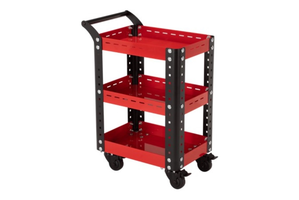 Mobile Tool Trolley with Shelves