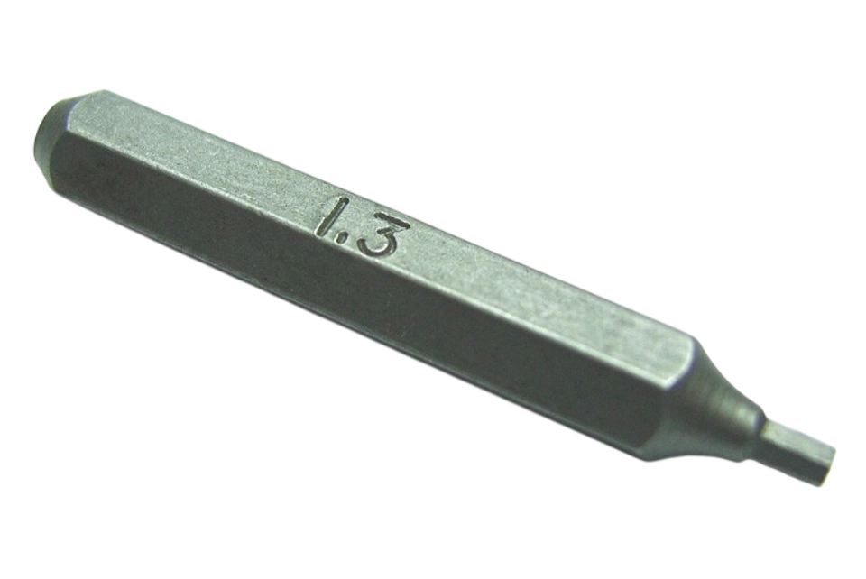 Screwdriver Bit HEX 1.3MM 4mm Hex Driver 28mmL