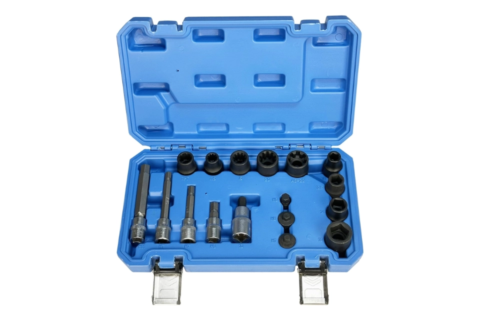 17Pcs Brake Caliper Socket Set