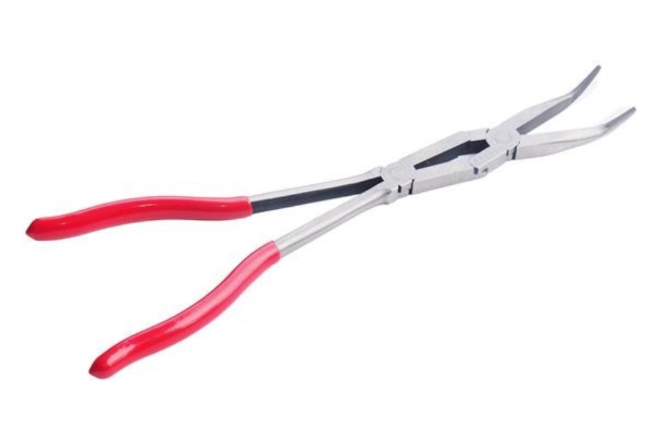 13" Extra Long Twin Joint Angled Nose Pliers - 45°