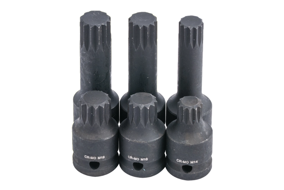 Impact Spline Bit Socket Set (6 PCE)