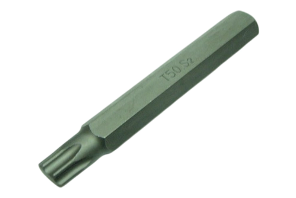 T50 X 75mm Long Star Bit 10mm Hexagon