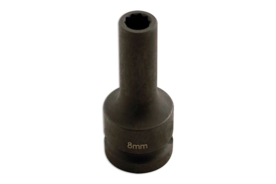 1/2"DR 10PT*8MM*60MML Impact Socket