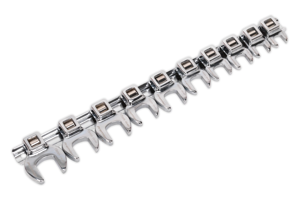 Crow's Foot Open End Spanner Set 10 Pcs