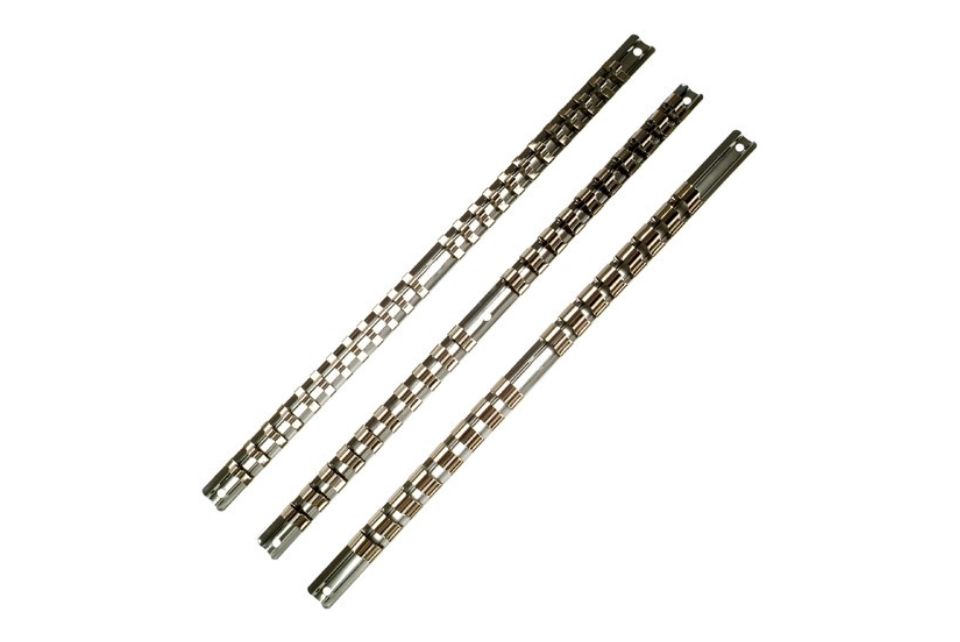 3 pc Metal Socket Rail