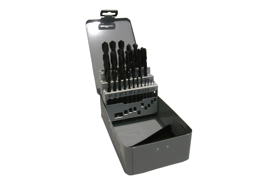 Twist Drill Set - Black 25pcs