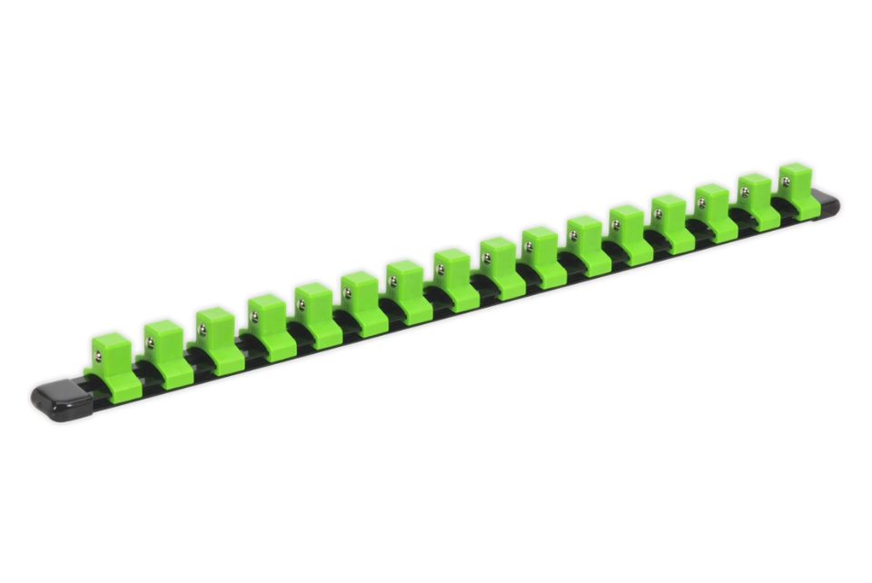 Socket Rail with 16 Clips 1/2" Clips 1/2"DR.