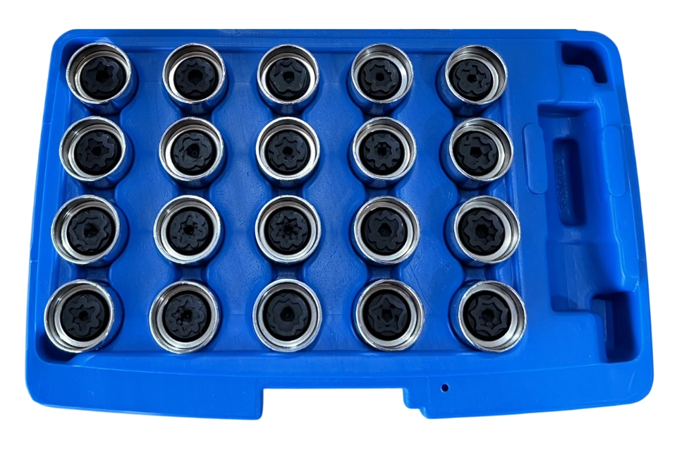 20pcs Audi Wheel Lock Nut Key - Pattern Style