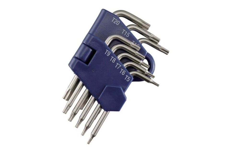 8 Pcs Short Tamper Star Key Wrench Set