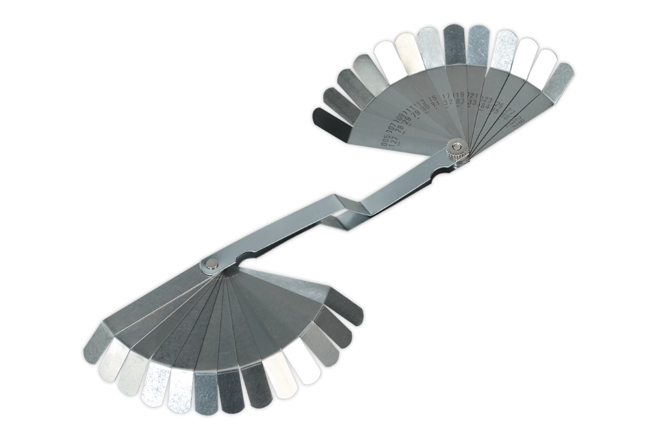 Feeler Gauge 26-Blade Offset Dual Marked
