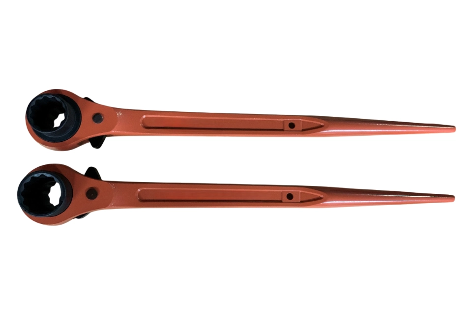Construction Ratchet Wrench Size:19x21 (Straight Type)