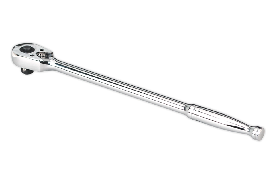 Extra-Long Ratchet Wrench Reversible. 1/2"DR x 375mmL.