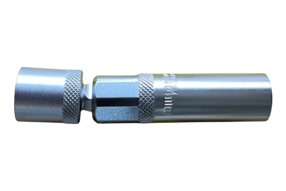 Dr. Universal Spark Plug Socket with Magnetic - 90mmL x 1/2" x 14mm