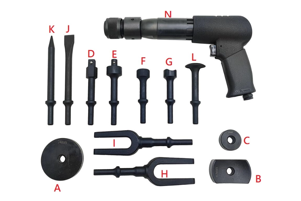 Special Vibro Chisel Set 13PCS