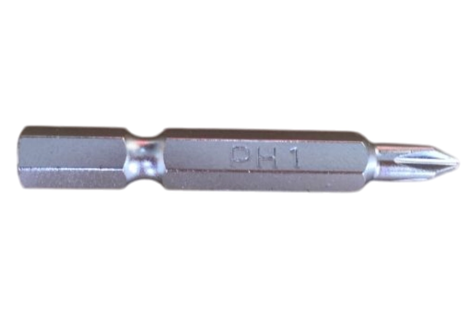 PH1 Bit- 1/4"x1/4"x50mmL Nyckel Plated