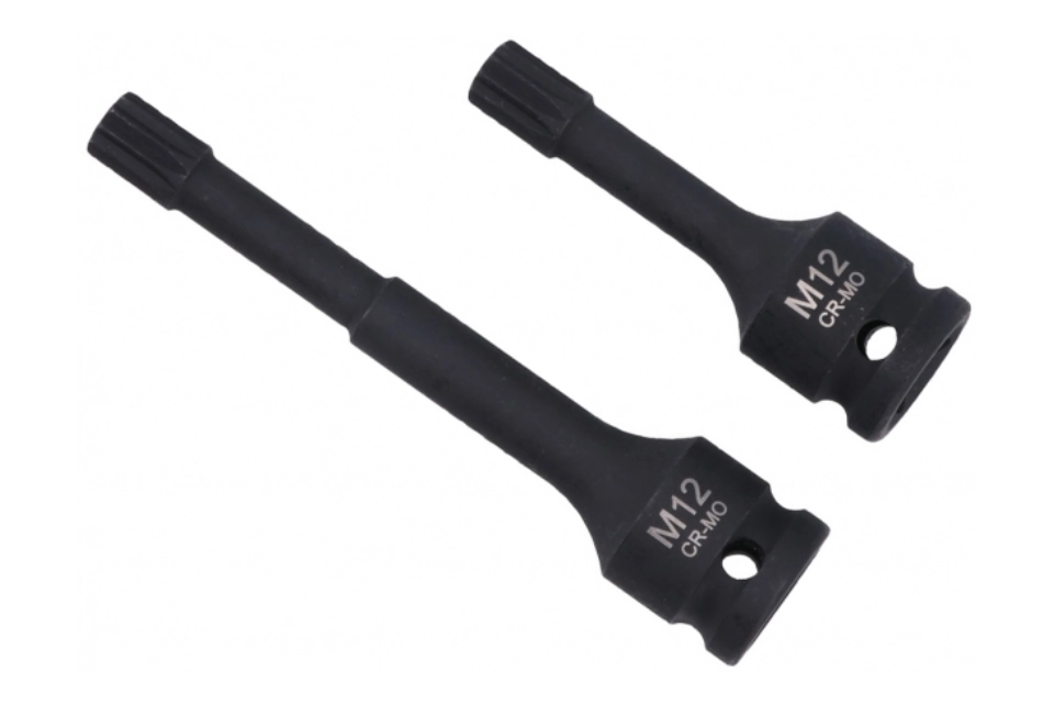 1/2" Impact Socket Bits M12 x 112mm, M12 x 72mm 