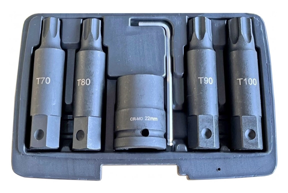 Impact Insert Star (Torx) Bit Socket Set 3/4" Drive 6PCS