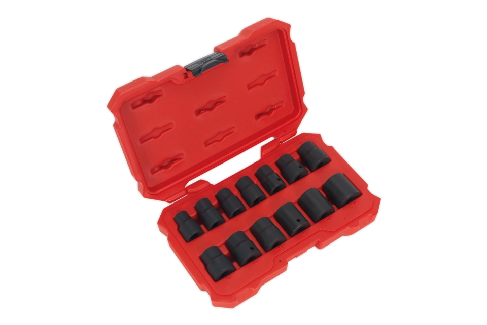 Impact Socket Set 13 Pcs - 1/2"SQDR.