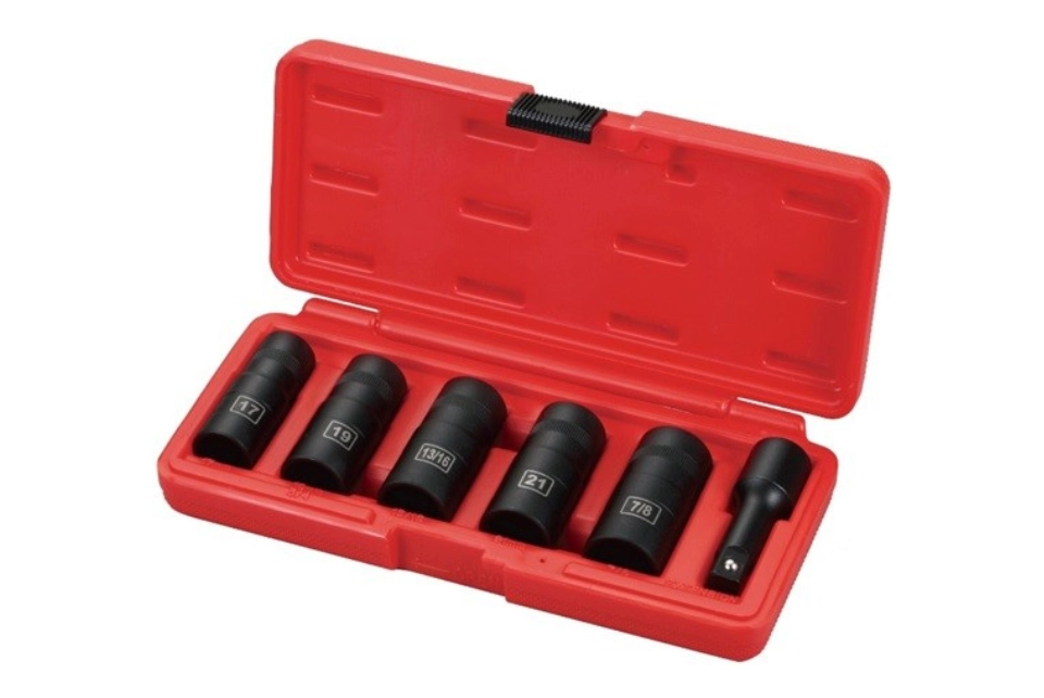 Double-Sided Flip Hex-Twist Wheel Lug Nut Socket
