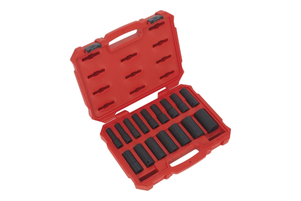 Impact Socket Set 16 PCS 1/2"SQ DR.