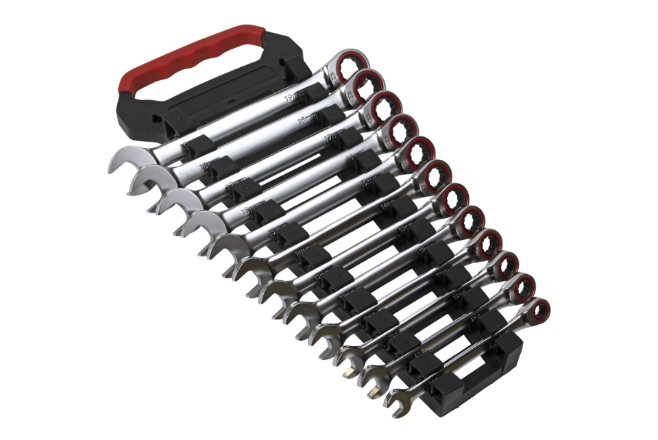 Ratchet Combination Spanner Set 12 Pcs Metric