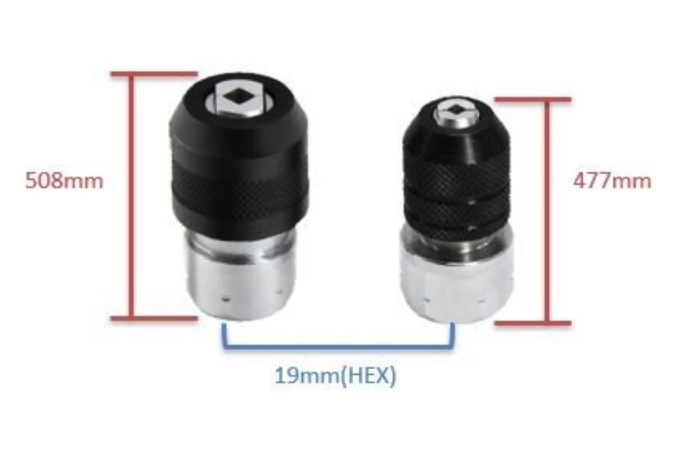 Rotating Cap Avails to Release or Lock Tap Holders