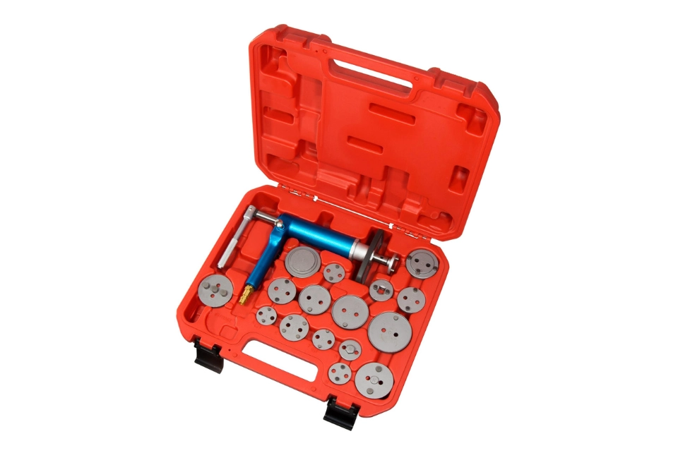 Pneumatic Brake Caliper Rewind Tool Kit 17pcs