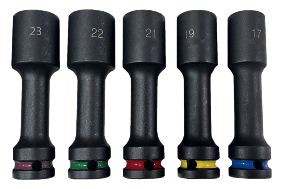 5PCS 1/2"Dr. Rim Wheel Nut Impact Socket