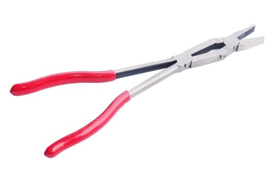 12" Extra Long Twin Joint Flat Nose Pliers