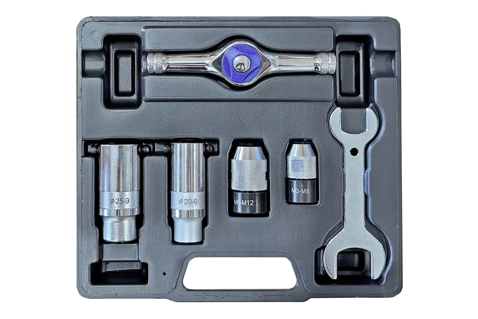 T-Type Ratcheting Tap & Die - 6 Pcs