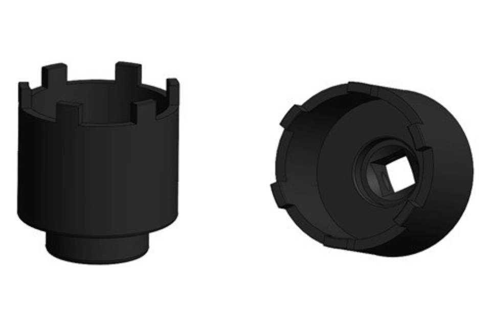 6-Teeth Wrench for Front Axle