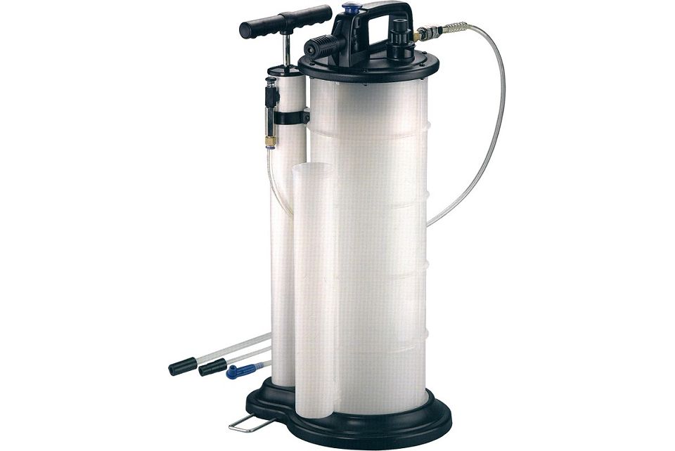 Dual Manual/Air Vacuum Oil & Fluid Extractor 9 Liter