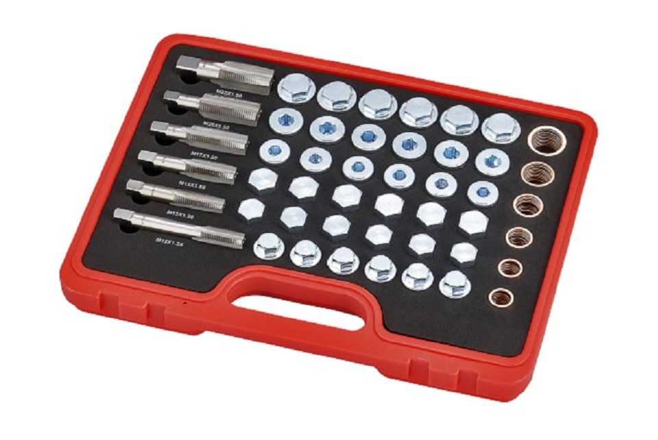 Drain Plug Thread Repair Set 114pc