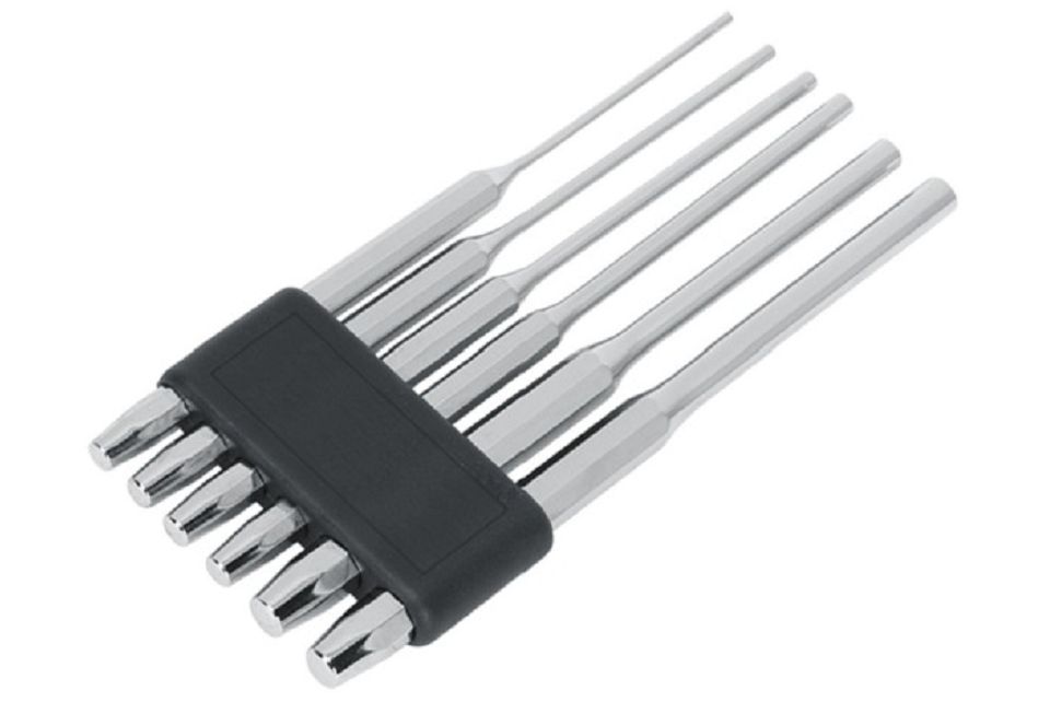 Long Type Parallel Pin Punch Set 6pc