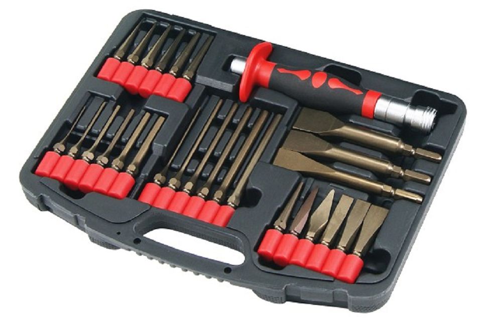 Interchangeable Punch & Chisel Set - 27pc