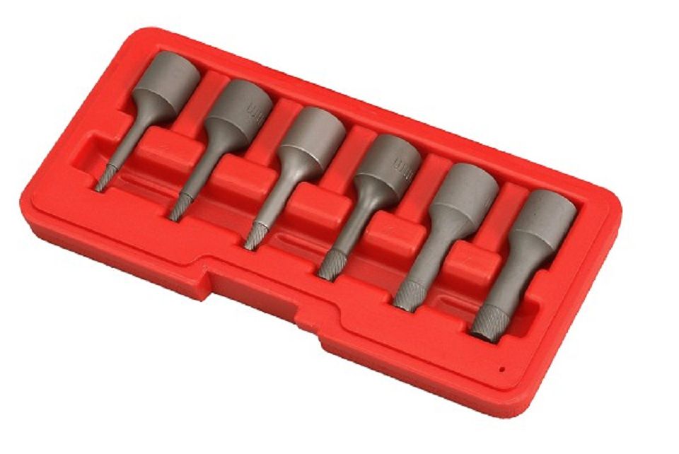 Bolt Extractor Kit 3/8" Drive 6pc