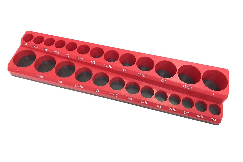 26PC 3/8"Dr. SAE  Magnetic Socket Holder