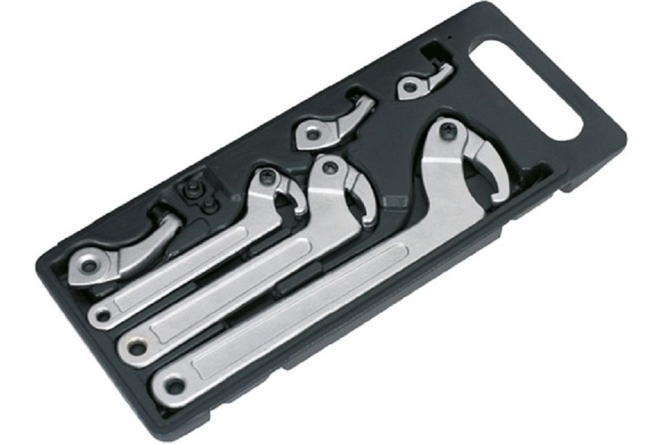Adjustable Hook & Pin Wrench Set