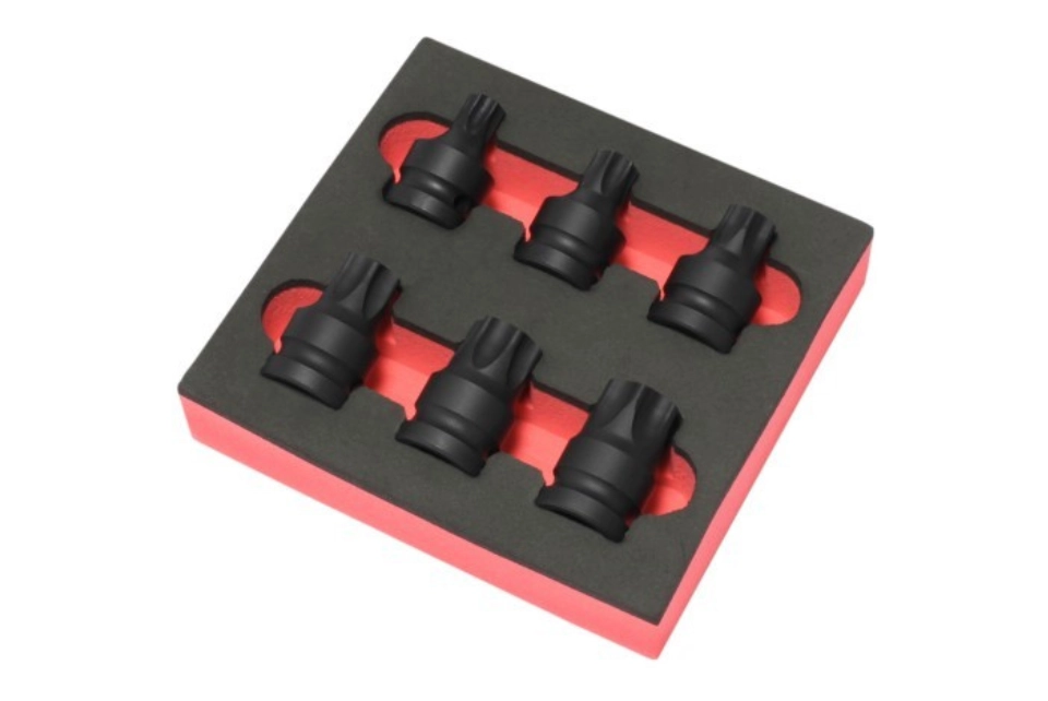1/2"DR. Torx Impact Socket Set 40mmL 6Pcs