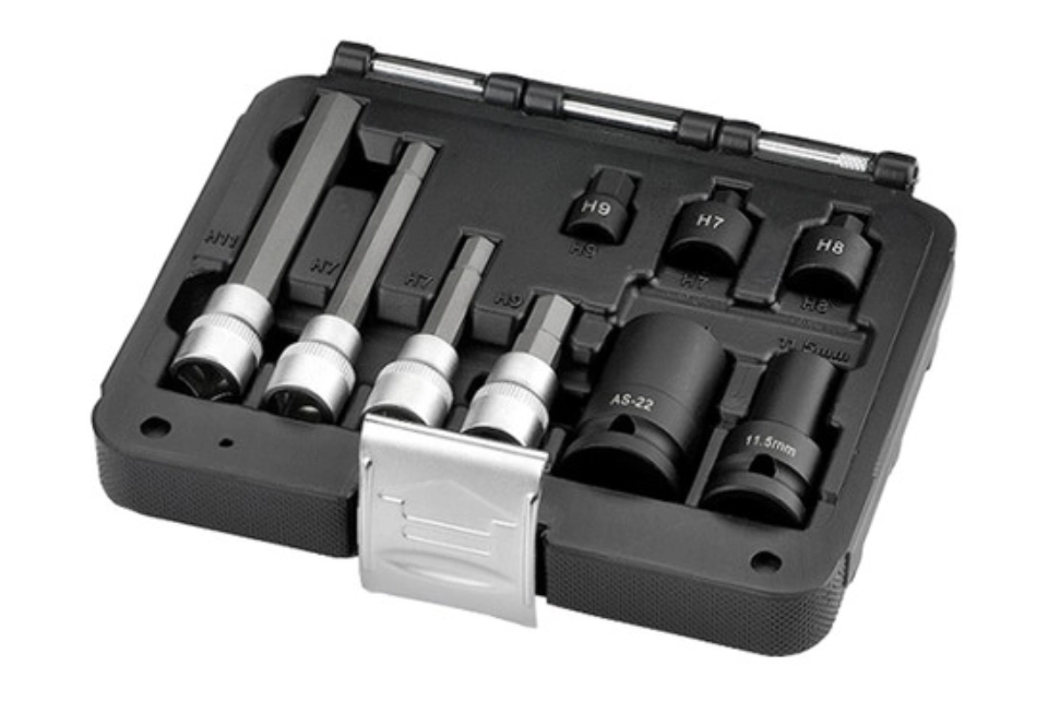 9PCS Brake Caliper Socket and Bit Set
