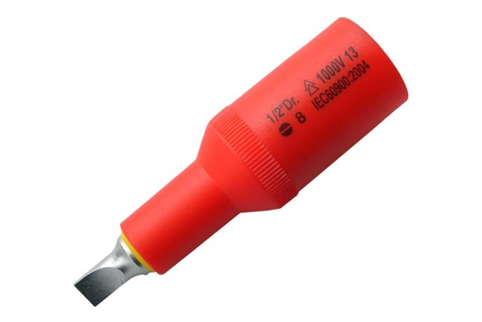1/2" DR. 1000V Insulated Slotted Bit Sockets