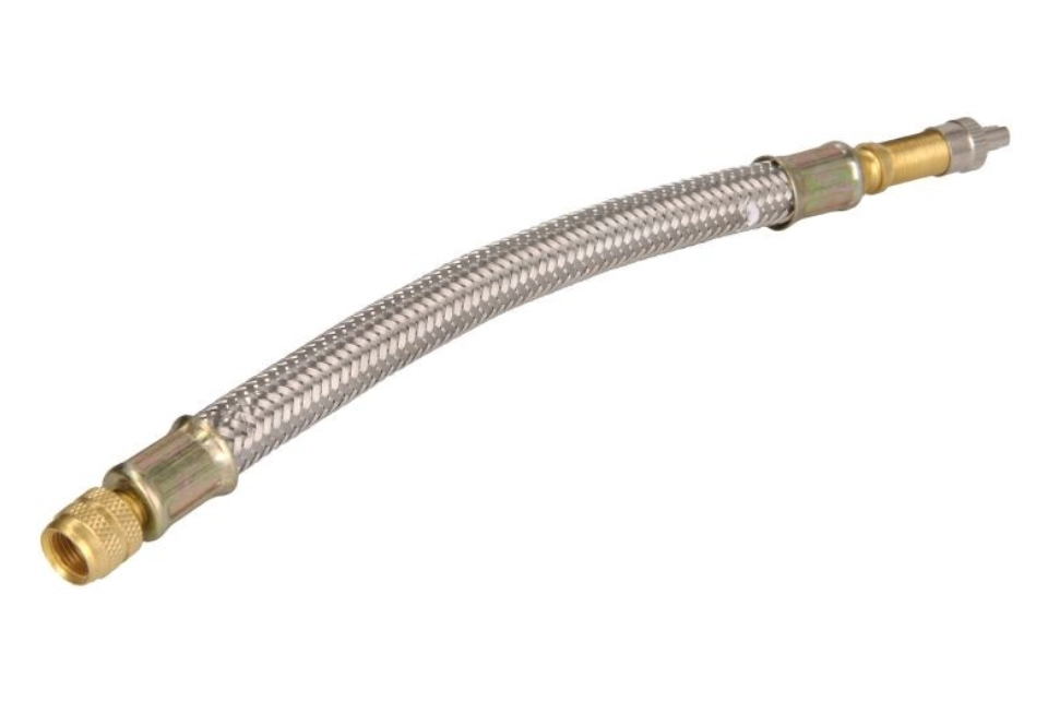 Briaded Wire Hose Extension 185mm with Cap