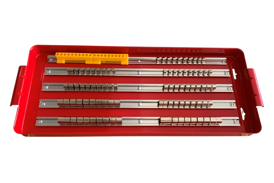 110 PCE Socket Rail Tray Set