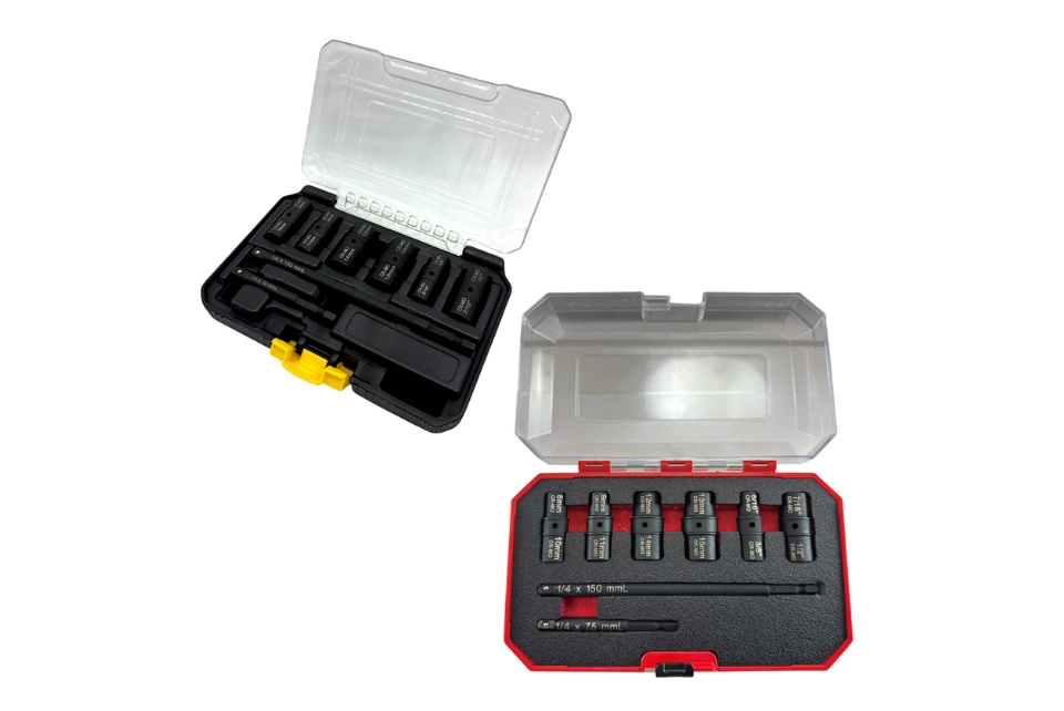 8PCS Impact 1/4"Dr. Flip Socket Set