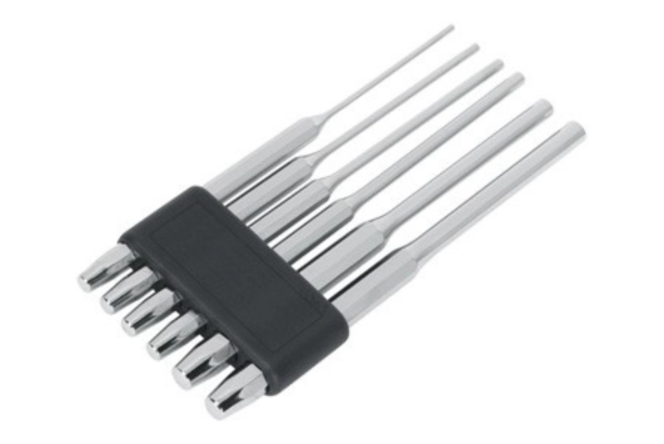 Long Type Parallel Pin Punch Set 6 pc